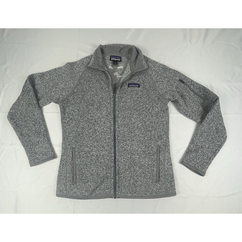 Patagonia Better Sweater Full Zip Jacket Womens Medium Gray Heather Fleece